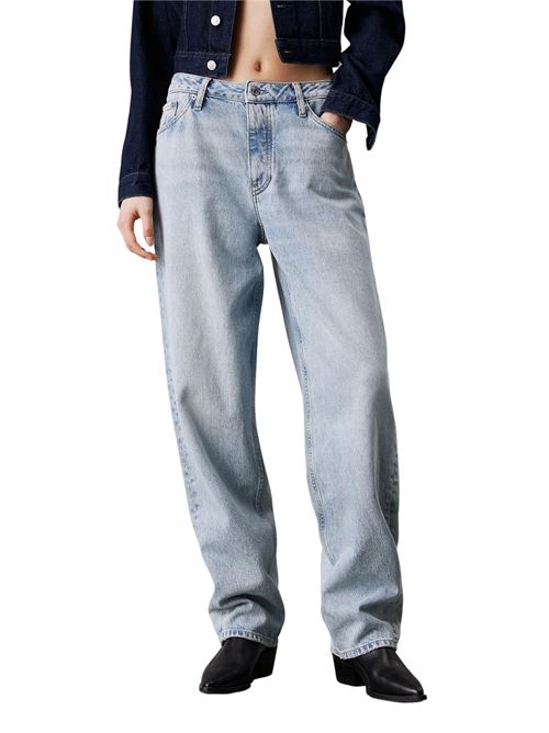 Jeans azzurro chiaro in denim Calvin Klein Jeans | J20J2245501AA